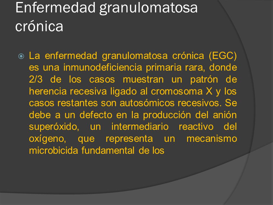 activar uretritis granulomatosa crónicas